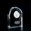 Crystal Arch Award Clock